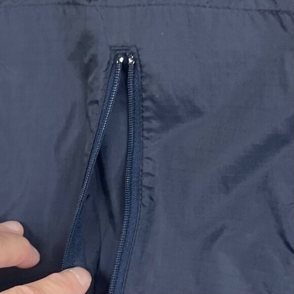 Jones & Mitchell WVU West Virginia University Womens Nylon Vest Blue Size Medium - Picture 7 of 10